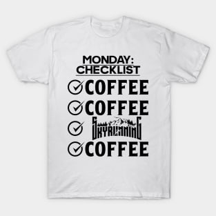 MONDAY CHECKLIST SKYRUNNING T-Shirt